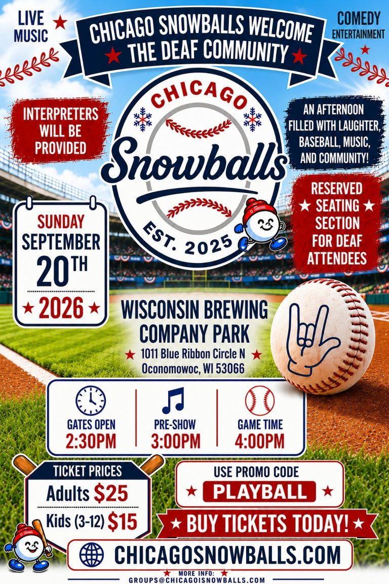 Chicago Snowballs Event at Oconomowoc flyer